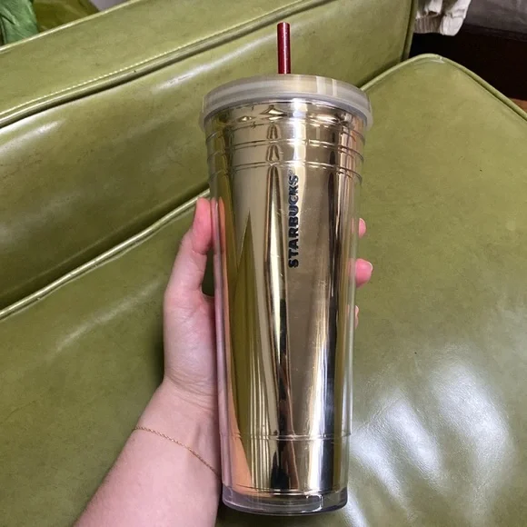 Rare Starbucks tumbler excellent condition with straw - Picture 2 of 4